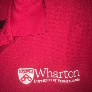 The Wharton School Logo Polo Ladies Size M